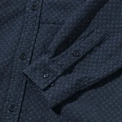 Kuon Shirts<Cross Sashiko Shirt Navy