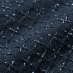 Kuon Shirts<Cross Sashiko Shirt Navy