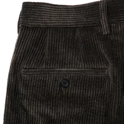 Kuon Pants & Trousers<Fanage Corduroy Tapered Trousers Mid Brown