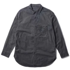 Kuon Shirts<Regular Collar Shirt Sumizome Charcoal Grey