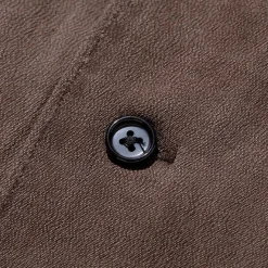 Kuon Shirts<S/S Open Collar Shirt Dorozome