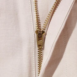 Kuon Pants & Trousers|Chinos<Washi/Cotton Pleated Tapered Trousers Ivory