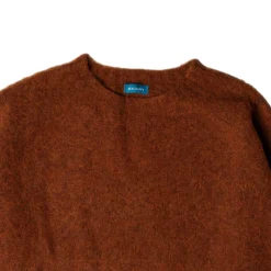 Malloch's x Clutch Cafe Knitwear<Malloch's for Clutch Cafe Kelso Brushed Shetland Rust