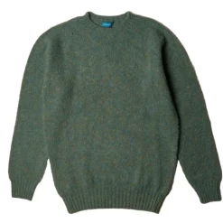 Malloch's x Clutch Cafe Knitwear<Malloch's for Clutch Cafe Kelso Brushed Shetland Jade