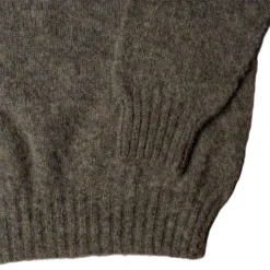 Malloch's x Clutch Cafe Knitwear<Malloch's for Clutch Cafe Kelso Brushed Shetland Oyster