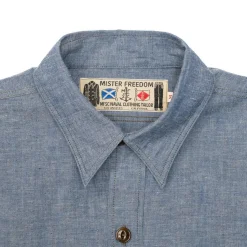 Mister Freedom Shirts<Snipes Shirt Chambray Blue