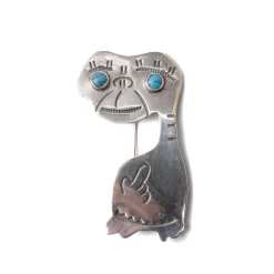 Munqa Munqa Pins<Alien Turquoise Broach