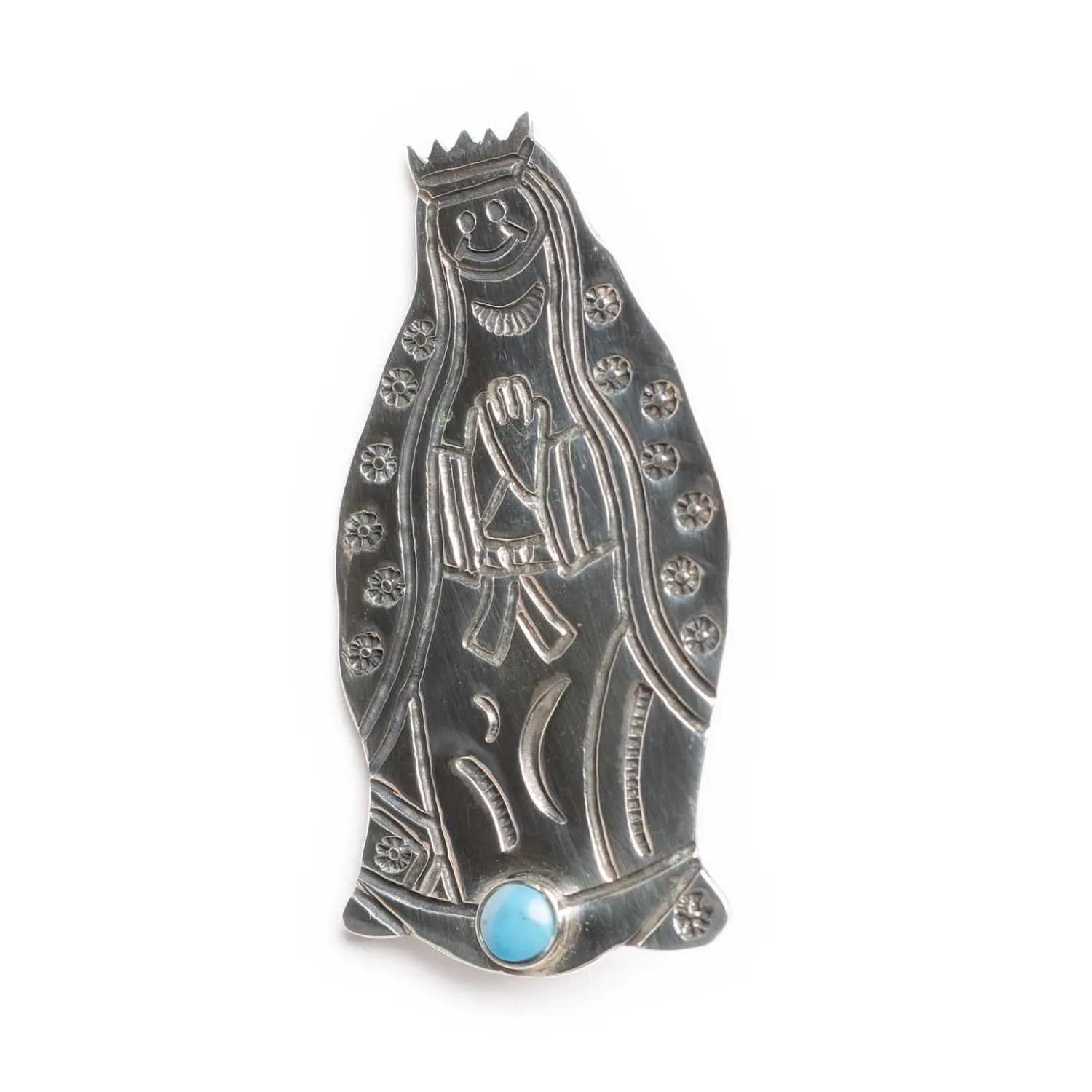 Munqa Munqa Pins<Maria Turquoise Broach