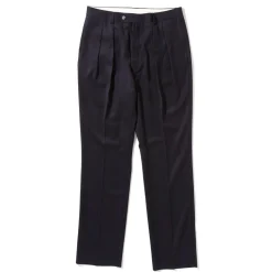 NEAT Pants & Trousers<Back Satin Gabardine Standard Type 1 Navy