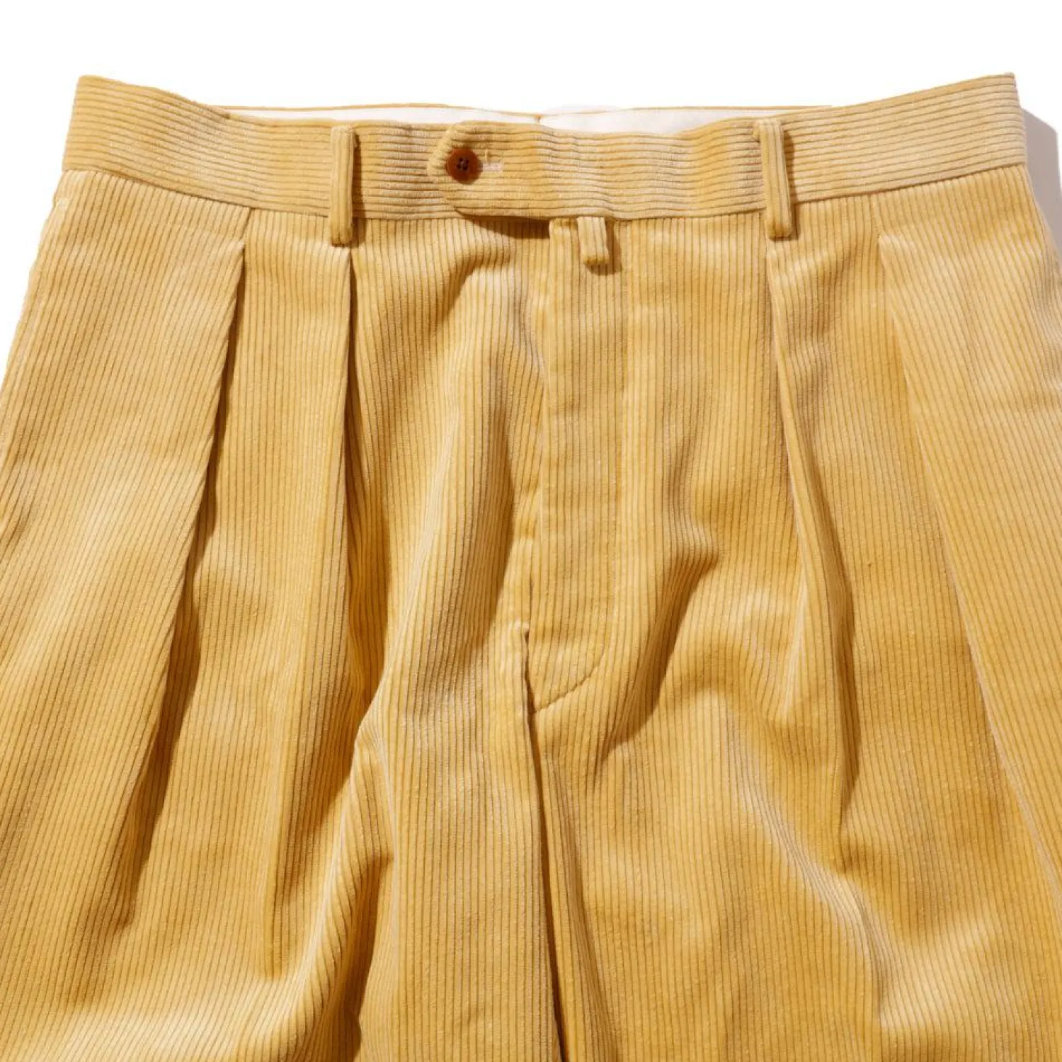 NEAT Pants & Trousers<8W Heavy Corduroy Wide Type 1 Mustard
