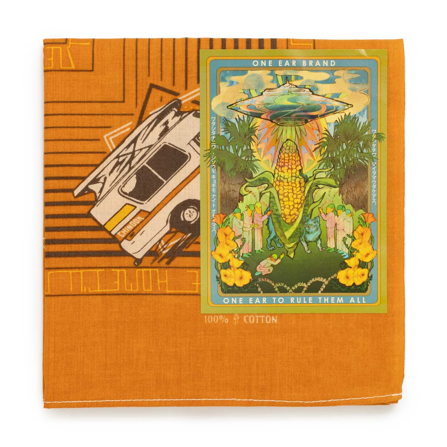 One Ear Brand Bandanas<Home I'll Never Be Cheddar Orange Bandana