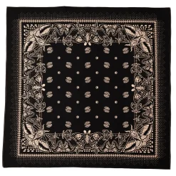 One Ear Brand Bandanas<Nighthings Olive Black Bandana