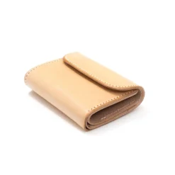Opus Opus<Japan Mini Tri-Fold Wallet Natural