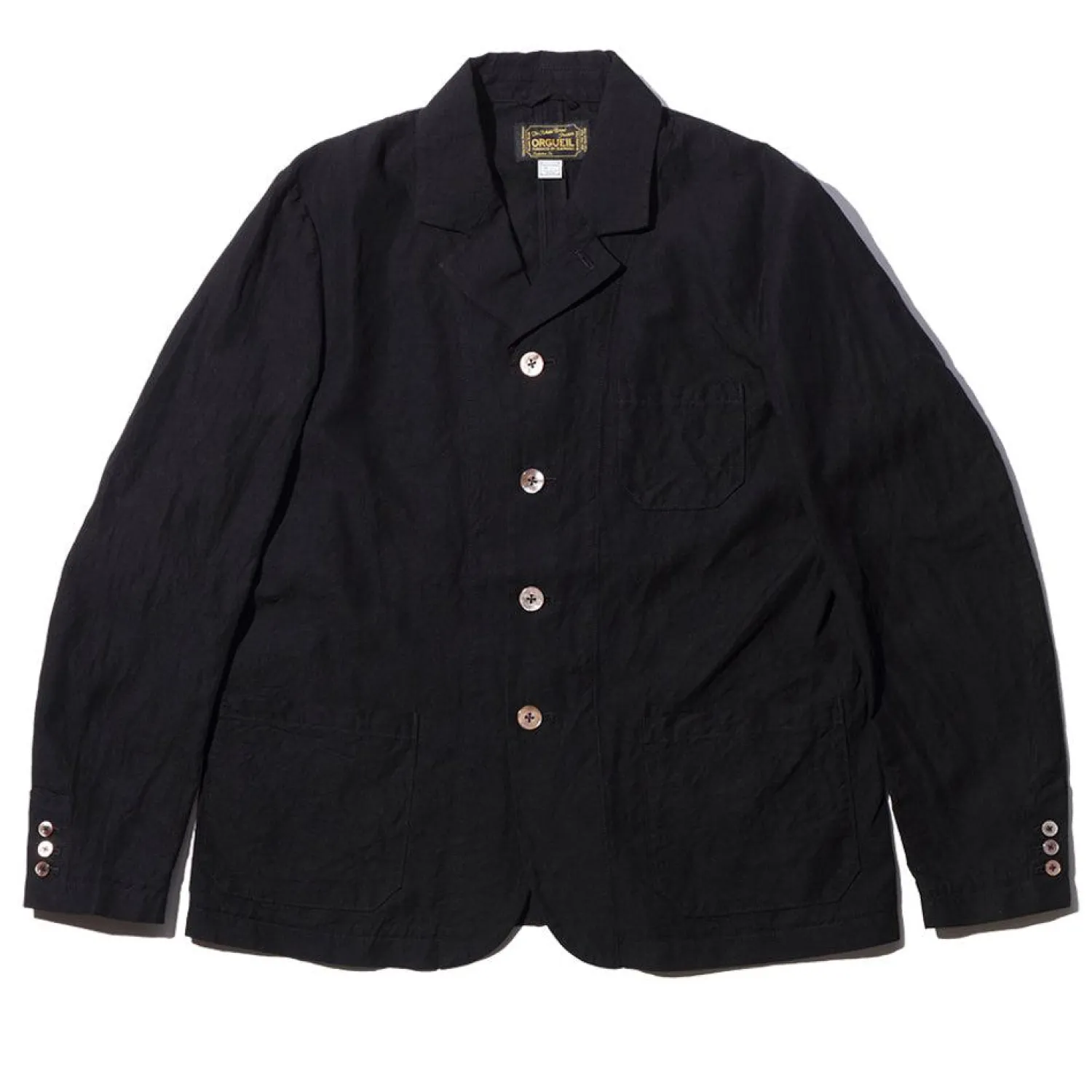 Orgueil Jackets And Coats<French Work Jacket Black