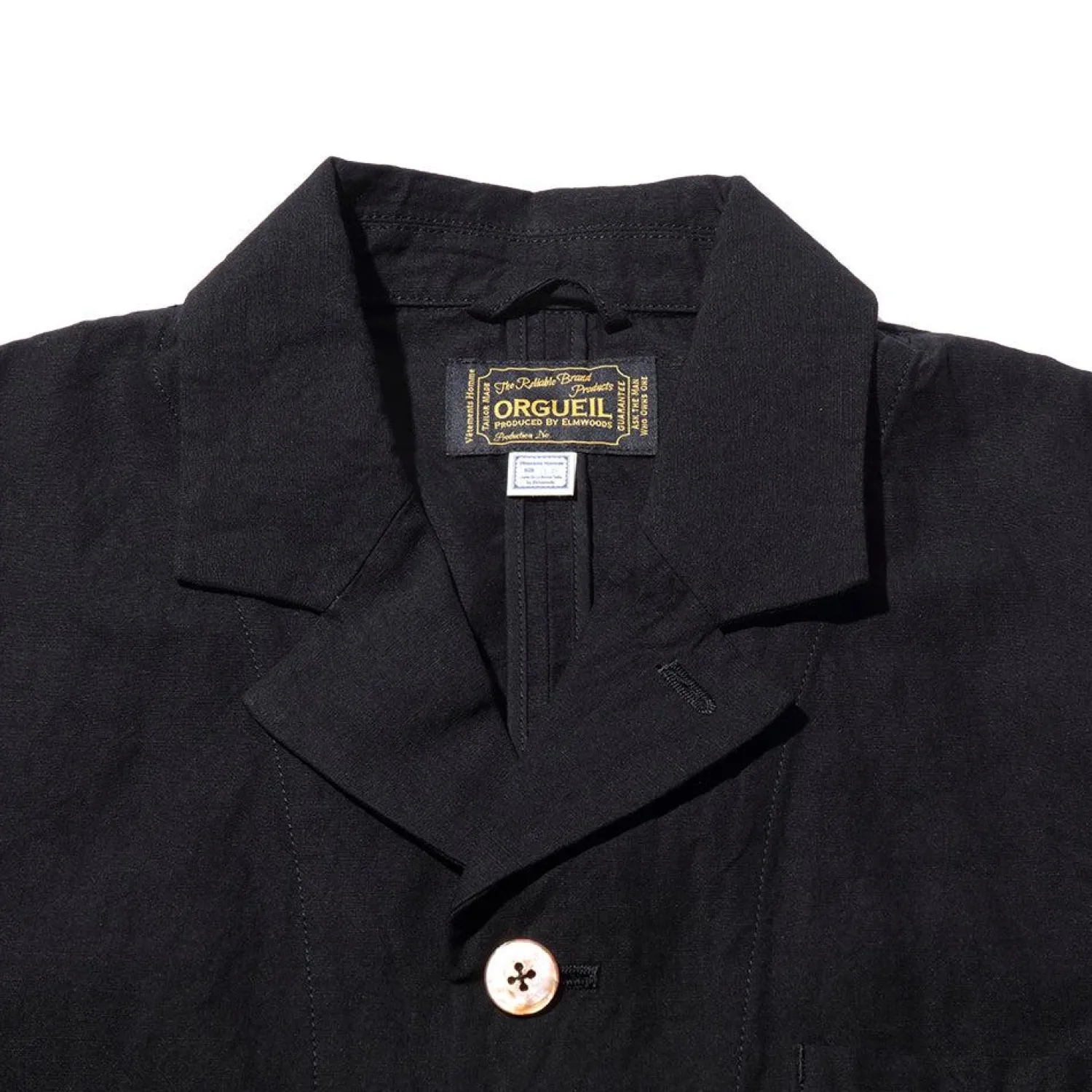 Orgueil Jackets And Coats<French Work Jacket Black