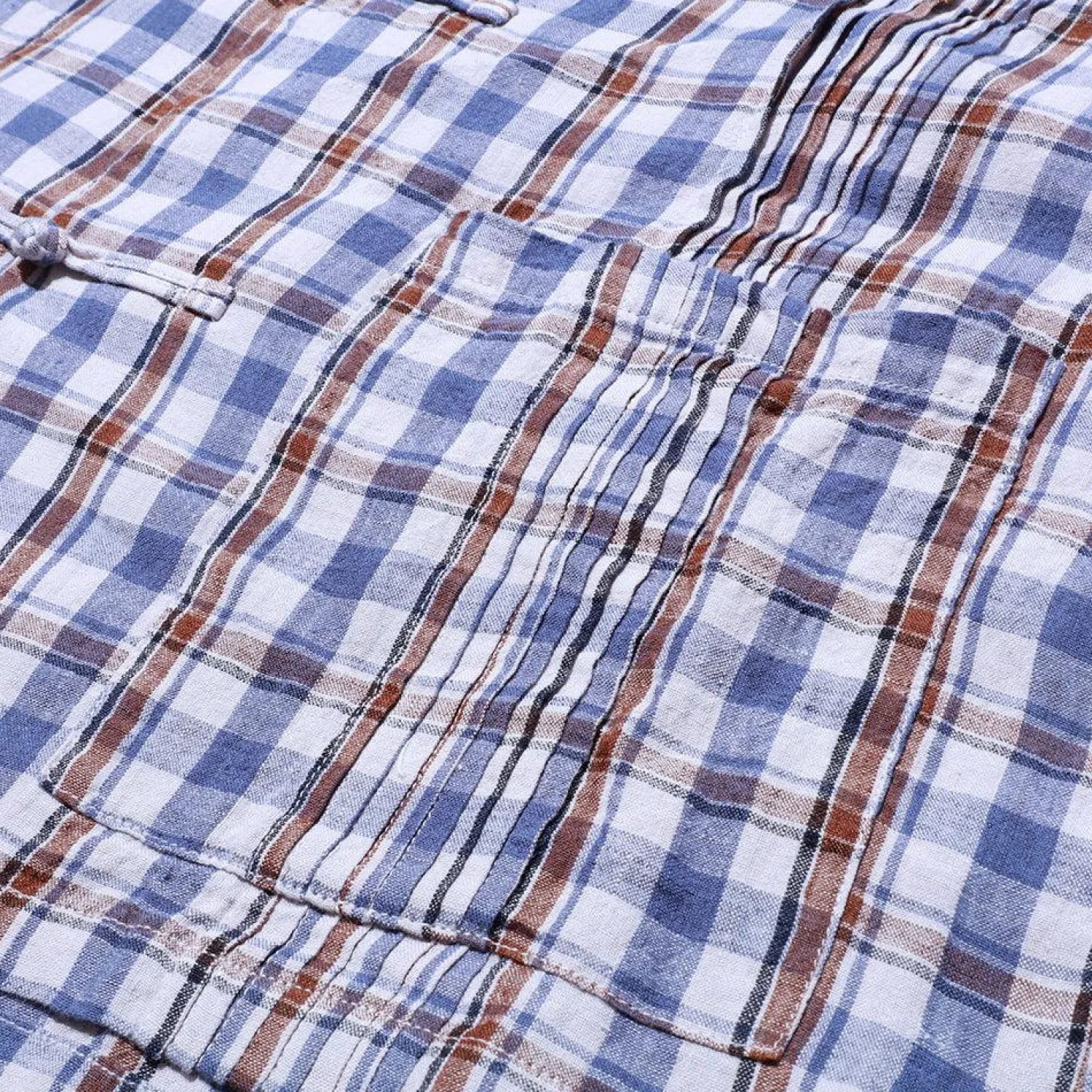 Orgueil Shirts<Havana Check Shirt Ivory
