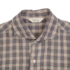 Orgueil Shirts<One Piece Collar Shirt Beige