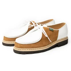 Parbaoot Paraboot<Paraboot Michael Graine Blanc / Velour Whisky