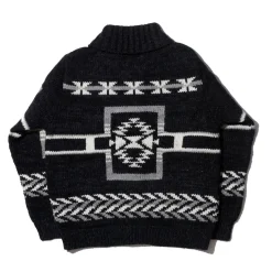 Pherrow's Knitwear<Hand Knitted Cardigan Black