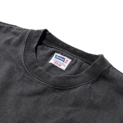 Pherrow's T-shirts & Undershirts<Heavyweight Pocket Tee Faded Black