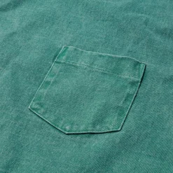 Pherrow's T-shirts & Undershirts<Heavyweight Pocket Tee Faded Green