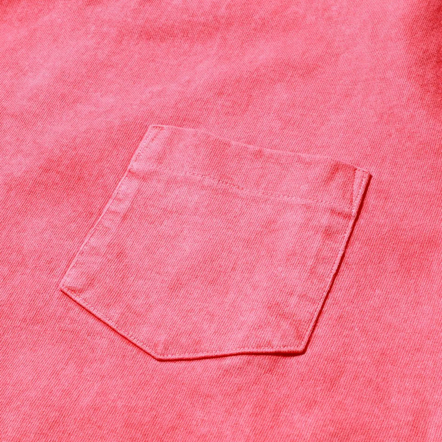 Pherrow's T-shirts & Undershirts<Heavyweight Pocket Tee Faded Red