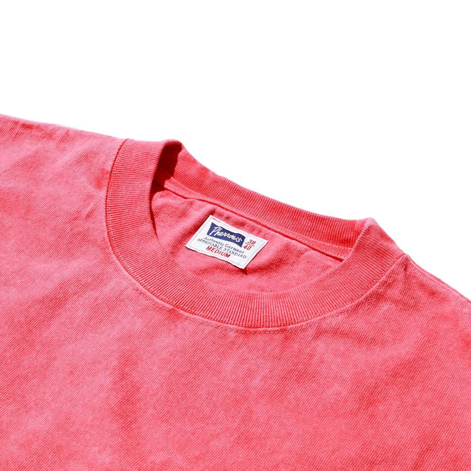 Pherrow's T-shirts & Undershirts<Heavyweight Pocket Tee Faded Red
