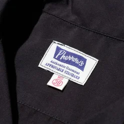 Pherrow's Shirts<Open Collar Shirt Black