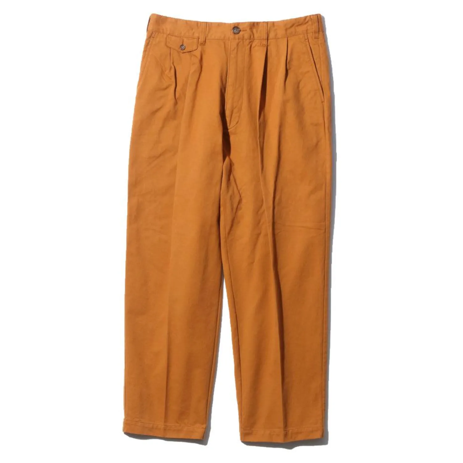 Pherrow's Pants & Trousers|Chinos<PTTP1 Pleated Chino Brown