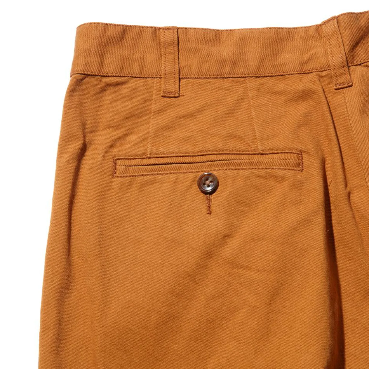 Pherrow's Pants & Trousers|Chinos<PTTP1 Pleated Chino Brown
