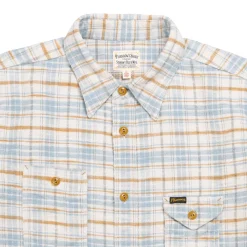 Pherrow's Shirts<24W-750 Check Work Shirt Beige