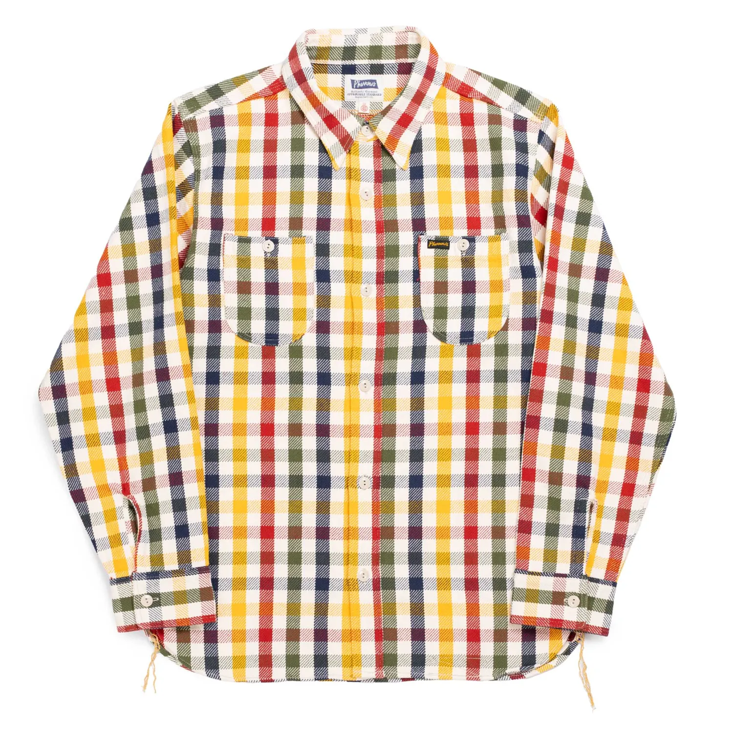 Pherrow's Shirts<24W-720 Flannel Work Shirt Multi