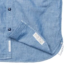 Pherrow's Shirts<770WS Chambray Shirt Blue