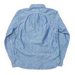 Pherrow's Shirts<770WS Chambray Shirt Blue
