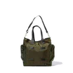 Porter Yoshida & Co Porter Yoshida & Co<Force 2Way Tote Bag Olive Drab