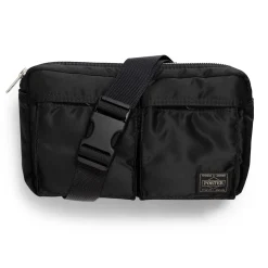 Porter Yoshida & Co Porter Yoshida & Co<Tanker Waist Bag Black