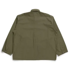 Post Overalls Shirts<Army Shirt Vintage Sateen Olive
