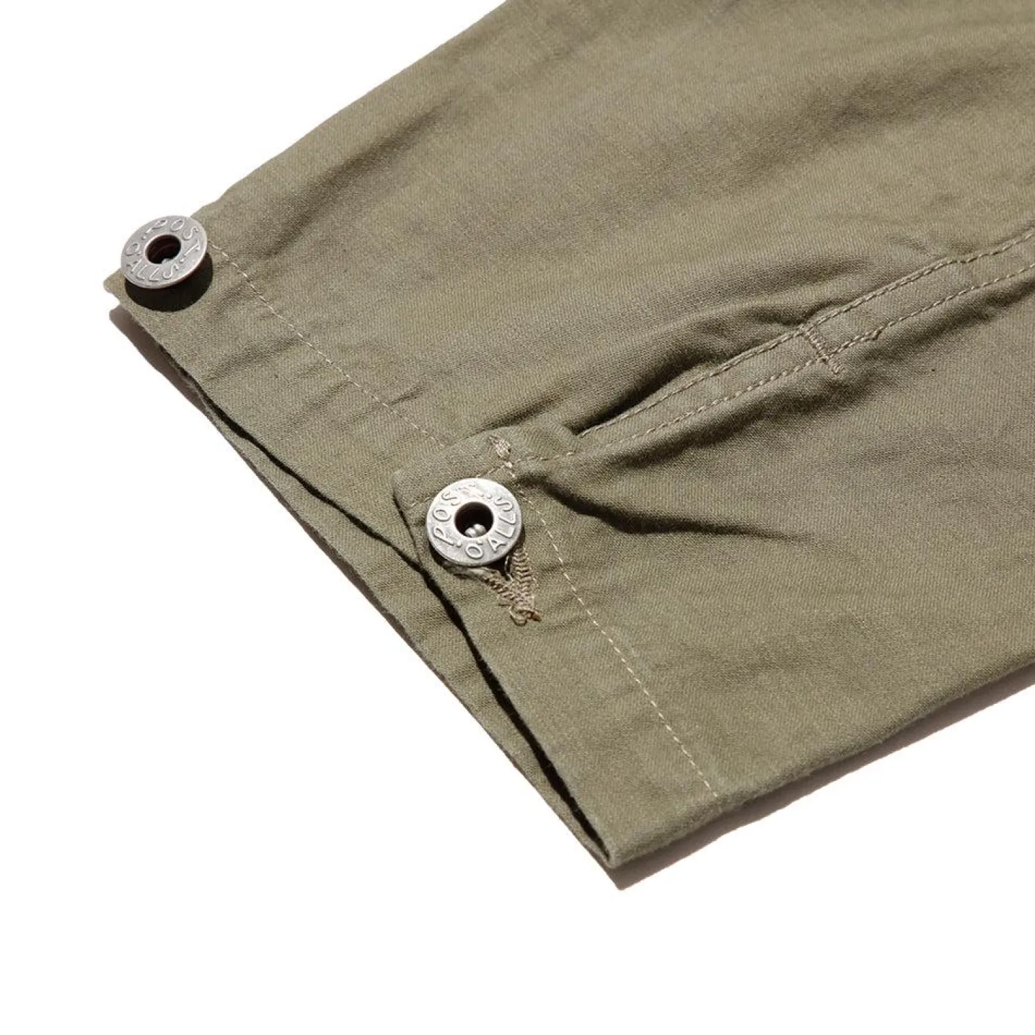 Post Overalls Shirts<Army Shirt Vintage Sateen Olive