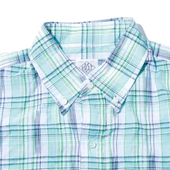 Post Overalls Shirts<BD2 IKAT Madras Shirt Peppermint