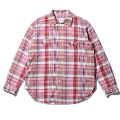 Post Overalls Shirts<Neutra 3 Madras Shirt Red