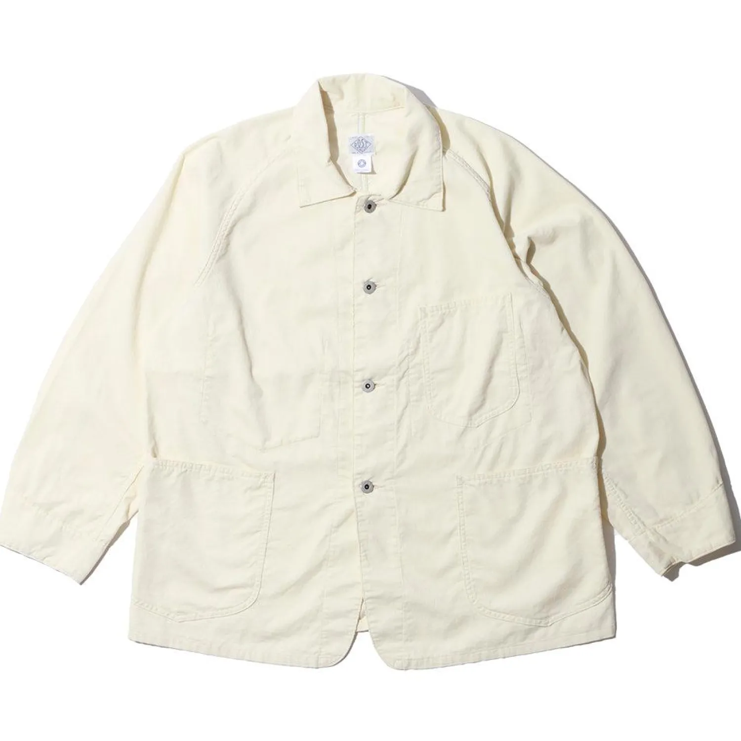 Post Overalls Jackets And Coats<Post 44 Summer Corduroy Jacket Ecru