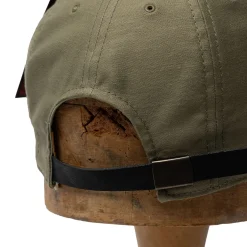 Poten Baseball Cap Poten<Poten Back Satin Baseball Cap Olive