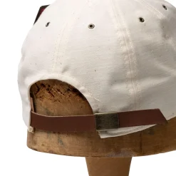 Poten Baseball Cap Poten<Poten Back Satin Baseball Cap White