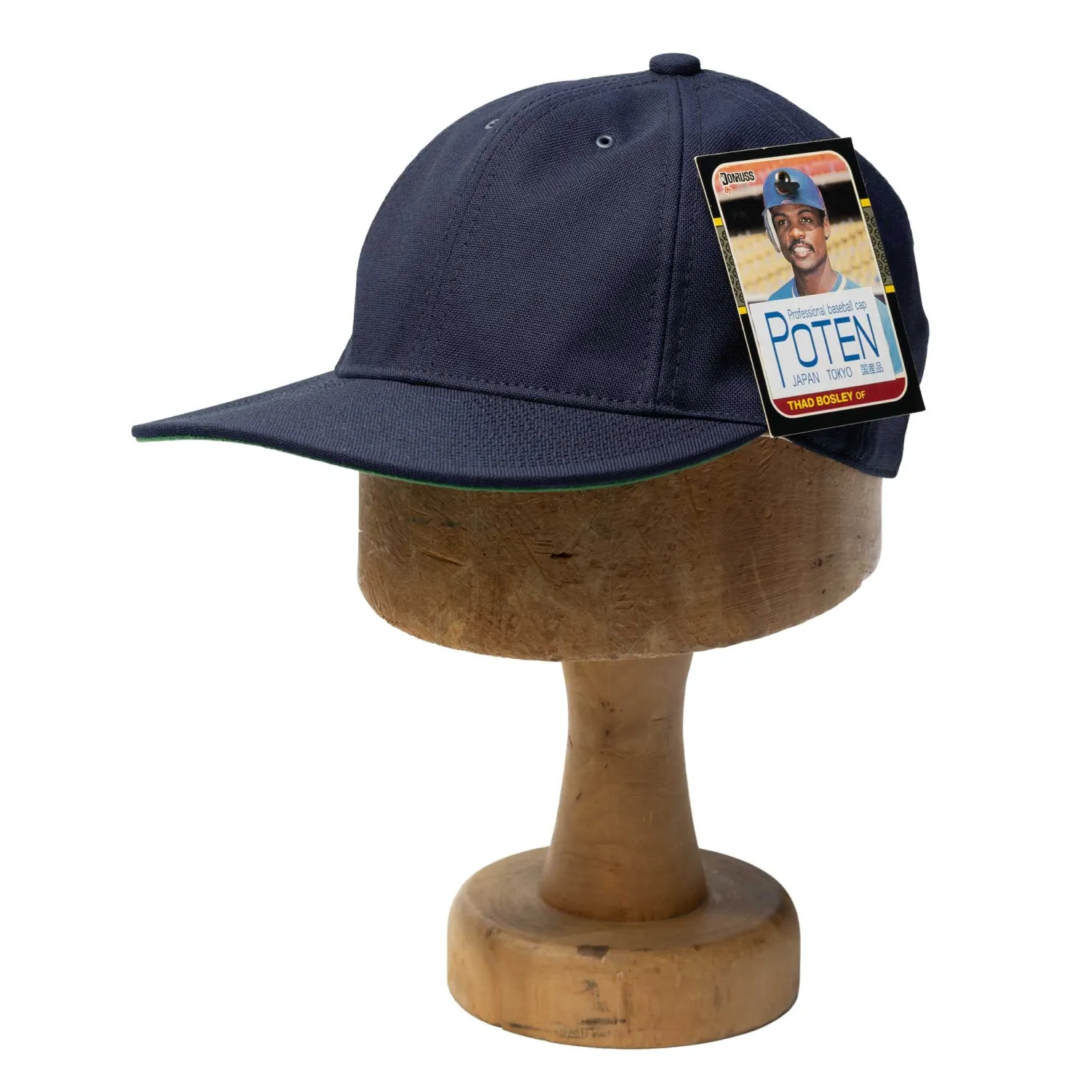 Poten Baseball Cap Poten<Poten Vintage Hopsack Baseball Cap Navy