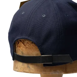 Poten Baseball Cap Poten<Poten Vintage Hopsack Baseball Cap Navy