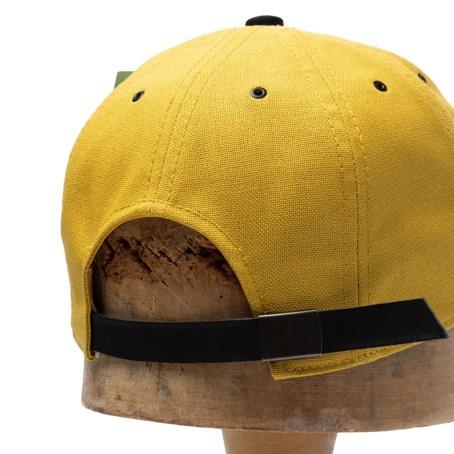 Poten Baseball Cap Poten<Poten Vintage Hopsack Baseball Cap Yellow