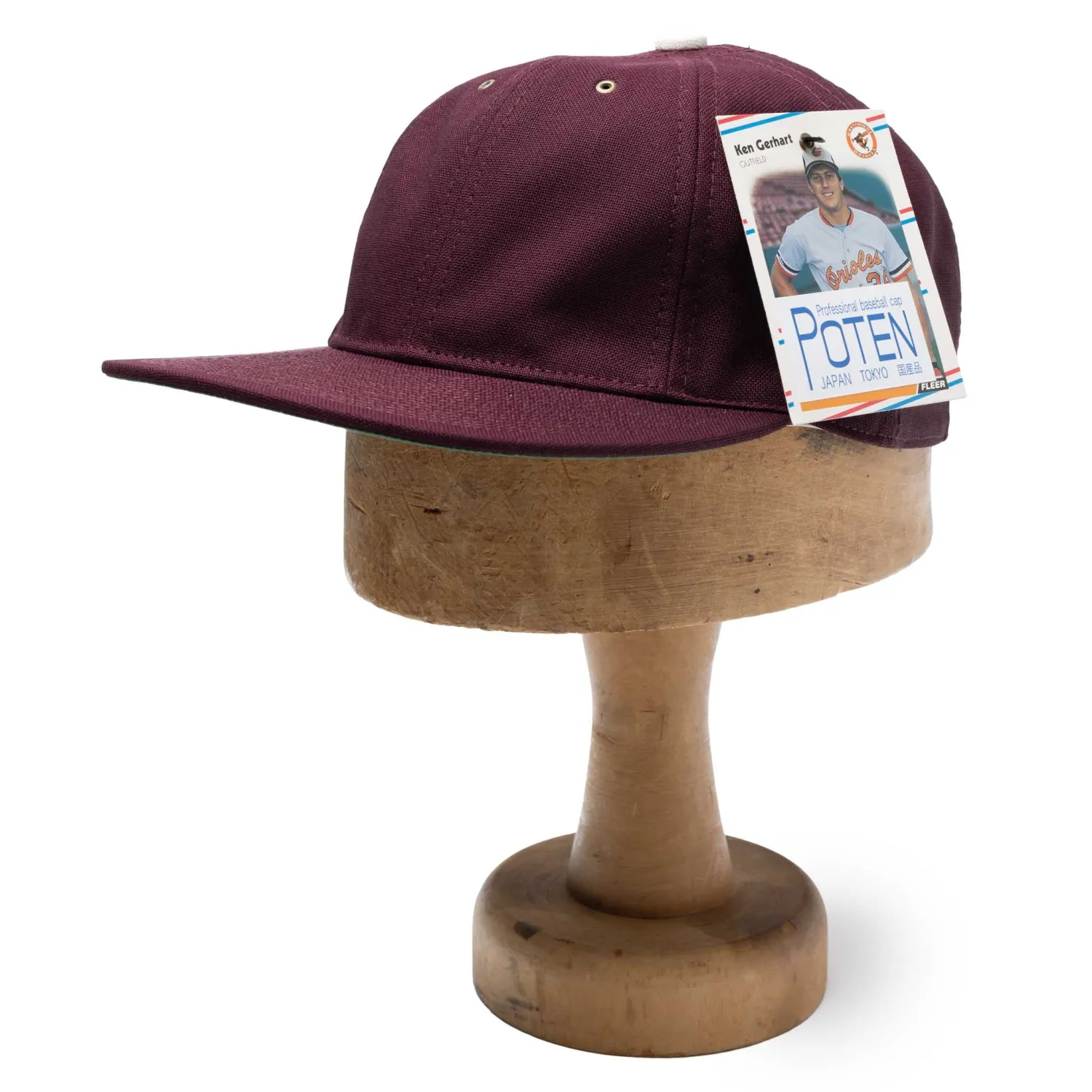 Poten Baseball Cap Poten<Poten Vintage Hopsack Baseball Cap Wine