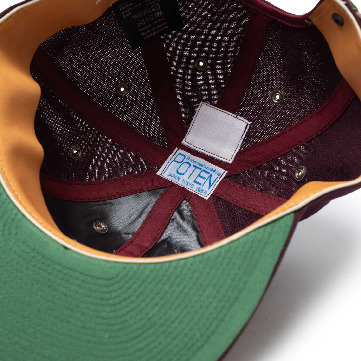 Poten Baseball Cap Poten<Poten Vintage Hopsack Baseball Cap Wine