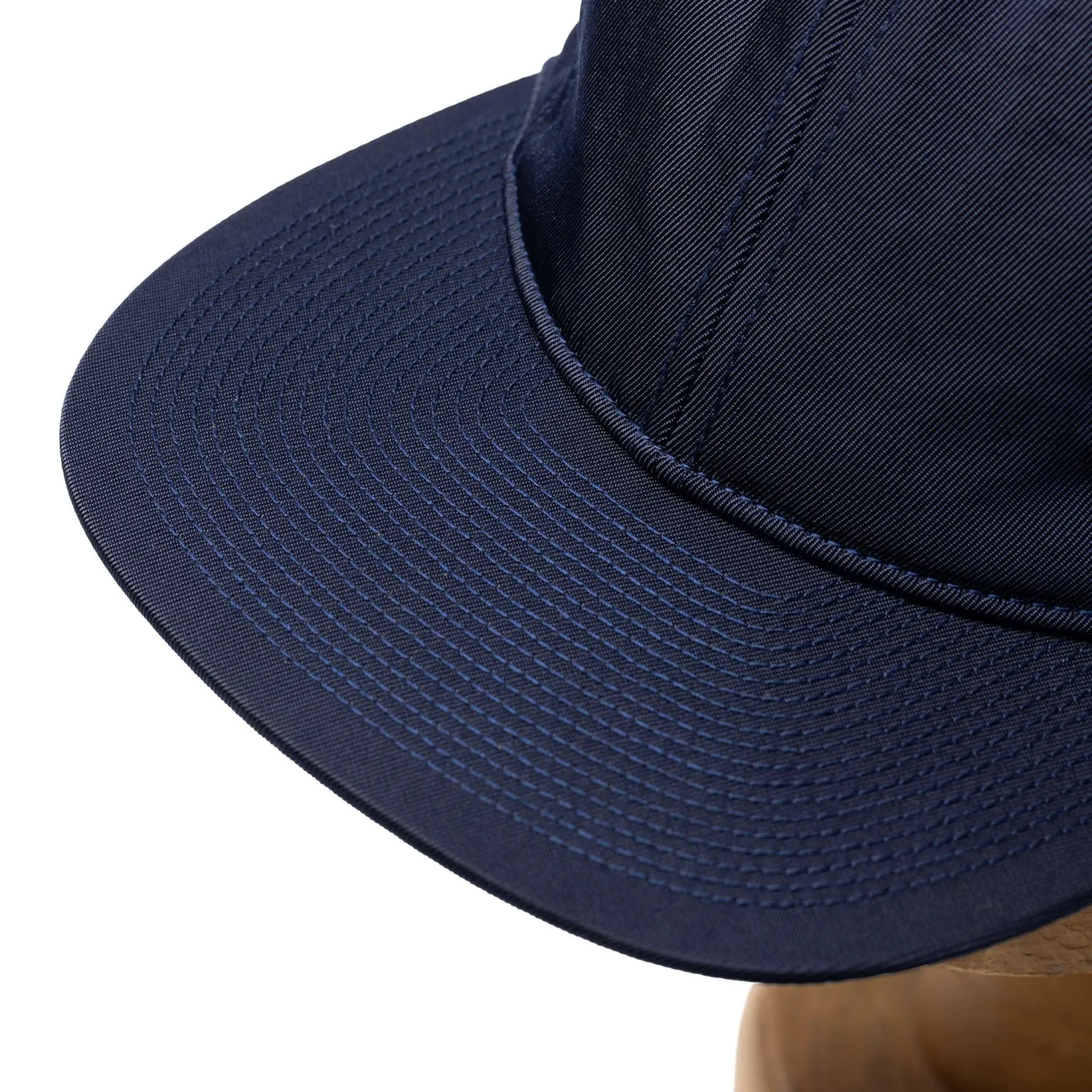 Poten Baseball Cap Poten<Poten Vintage Nylon Baseball Cap Navy