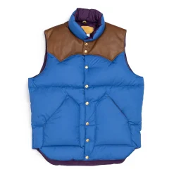 Rocky Mountain Featherbed Vests<For Clutch Cafe Down Vest Blue